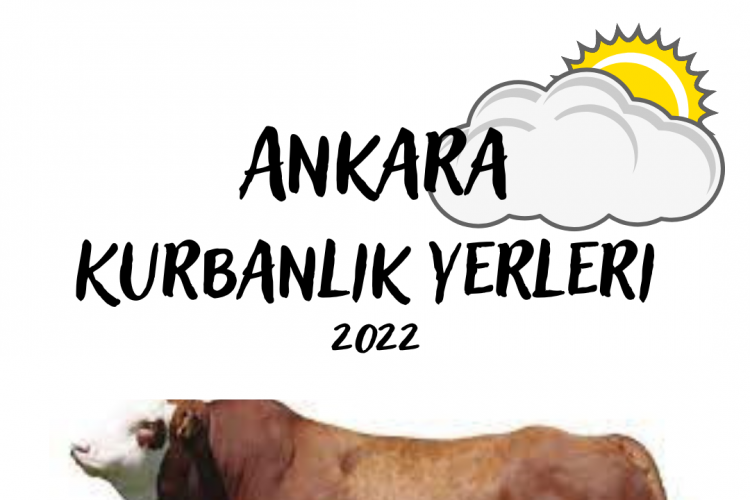 Ankara Kurbanlık Yerleri 2022